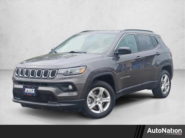Silver 2024 Jeep Compass Latitude 4WD SUV / Crossover Four-Wheel Drive 8-Speed Automatic