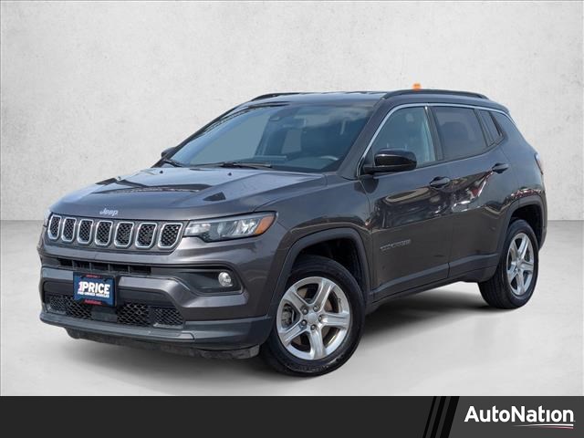 Silver 2024 Jeep Compass Latitude 4WD SUV / Crossover Four-Wheel Drive 8-Speed Automatic