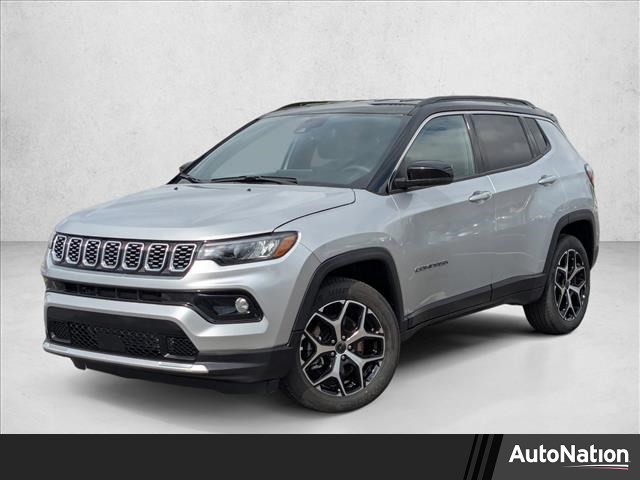 Silver Zynith Metallic Clearcoat 2025 Jeep Compass Limited 4WD SUV / Crossover Four-Wheel Drive 8-Speed Automatic