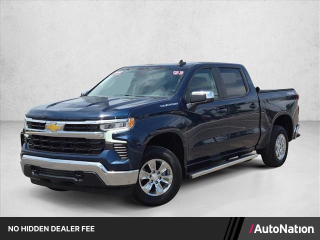 Northsky Blue Metallic 2023 Chevrolet Silverado 1500 Pickup Truck Four-Wheel Drive 8-Speed Automatic