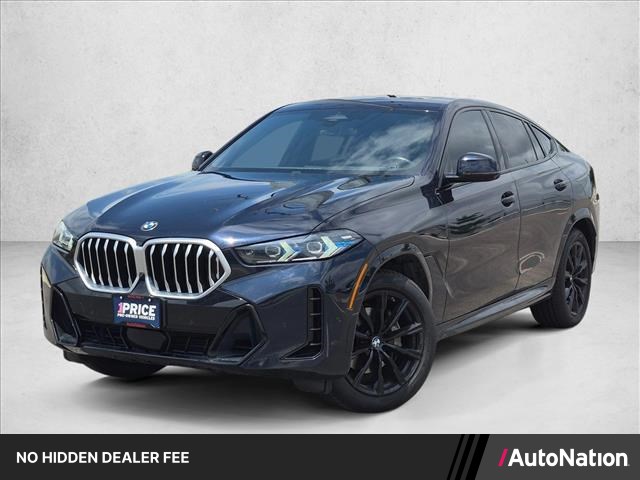 Black 2025 BMW X6 xDrive40i AWD SUV / Crossover All-Wheel Drive 8-Speed Automatic