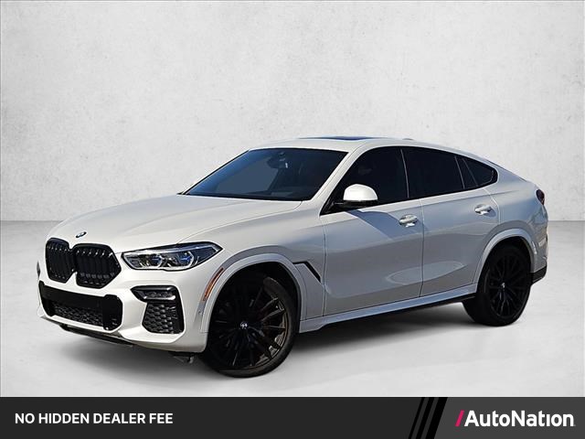Mineral White Metallic 2022 BMW X6 SUV / Crossover All-Wheel Drive Automatic