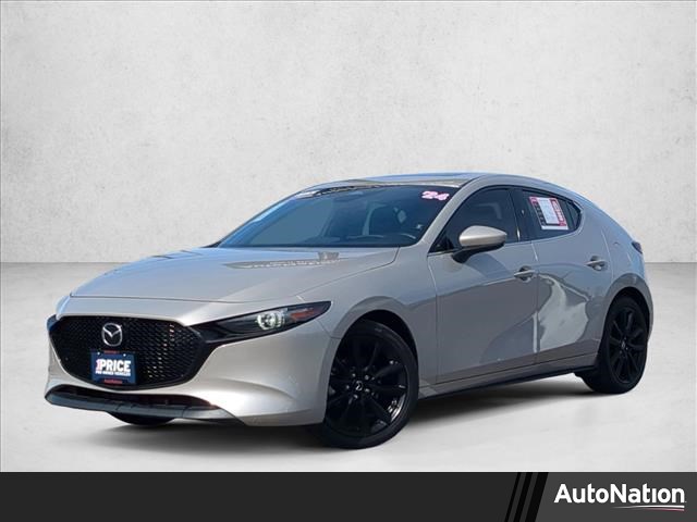 Gray (Platinum Quartz Metallic) 2024 Mazda MAZDA3 2.5 S Premium Hatchback FWD Hatchback Front-Wheel Drive Manual