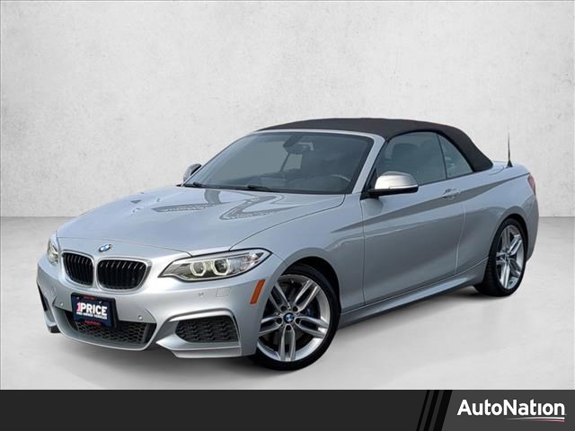 Glacier Silver Metallic 2016 BMW 2 Series M235i Convertible RWD Convertible Rear-Wheel Drive Automatic