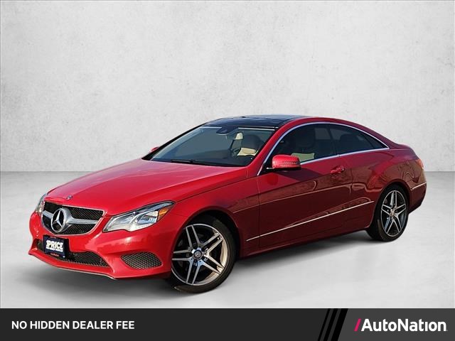Red 2014 Mercedes-Benz E-Class Coupe Rear-Wheel Drive Automatic