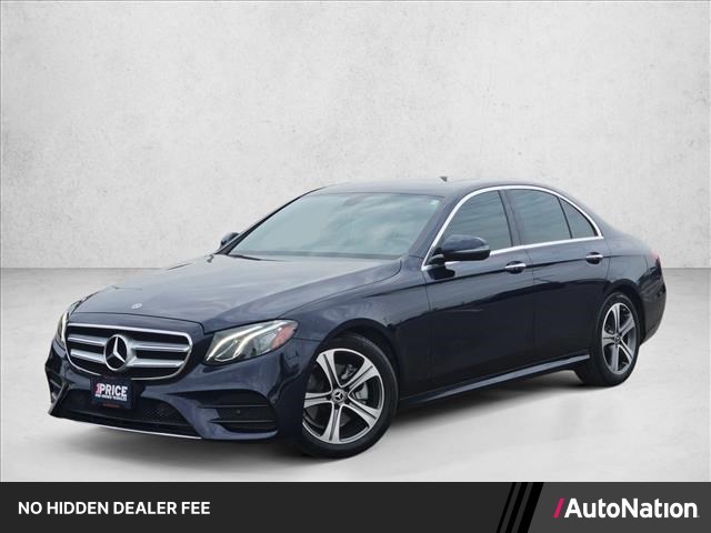Lunar Blue Metallic 2019 Mercedes-Benz E-Class Sedan Rear-Wheel Drive Automatic