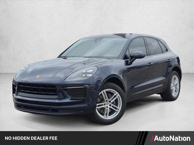 Blue 2022 Porsche Macan AWD SUV / Crossover All-Wheel Drive Automatic