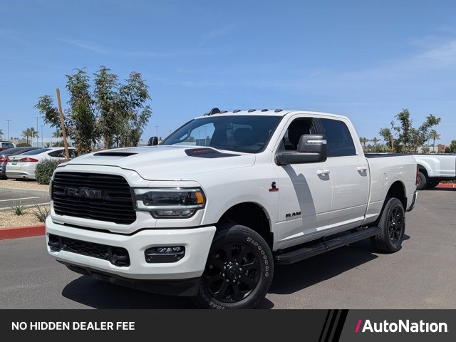 Bright White Clearcoat 2023 RAM 2500 Pickup Truck Four-Wheel Drive 6-Speed Automatic