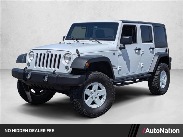 Bright White Clearcoat 2014 Jeep Wrangler Unlimited Sport 4WD SUV / Crossover Four-Wheel Drive 6-Speed Manual