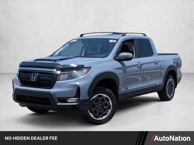 Silver/Gray 2024 Honda Ridgeline Pickup Truck All-Wheel Drive Automatic