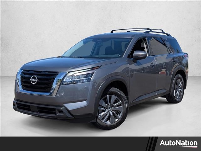 Gray (Gun Metallic) 2022 Nissan Pathfinder SV FWD SUV / Crossover Front-Wheel Drive Automatic