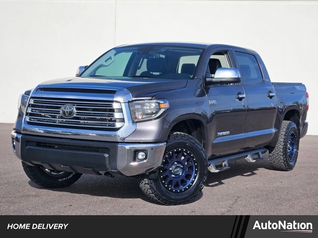 Magnetic Gray Metallic 2021 Toyota Tundra Limited CrewMax 4WD Pickup Truck Four-Wheel Drive Automatic