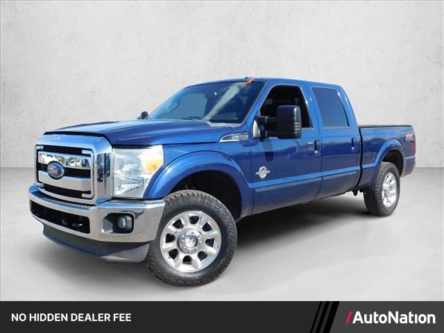 Dark Blue Pearl Metallic 2012 Ford F-250 Super Duty Pickup Truck Four-Wheel Drive 6-Speed Automatic