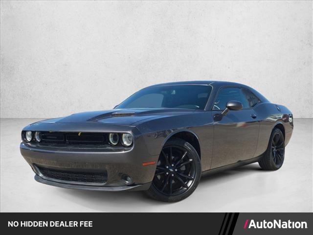 Gray (Granite Pearlcoat) 2018 Dodge Challenger SXT RWD Coupe Rear-Wheel Drive 8-Speed Automatic