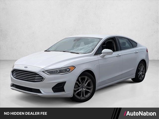 Oxford White 2020 Ford Fusion Sedan Front-Wheel Drive 6-Speed Automatic