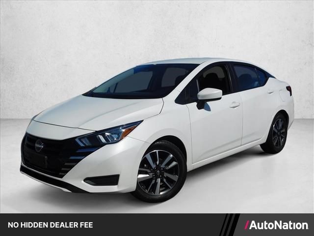 Aspen White Tricoat 2024 Nissan Versa Sedan Front-Wheel Drive Automatic