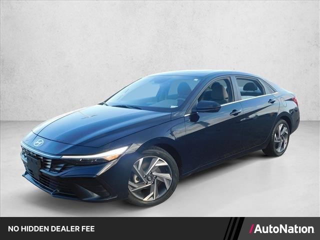 Abyss Black 2025 Hyundai Elantra Sedan Front-Wheel Drive Automatic