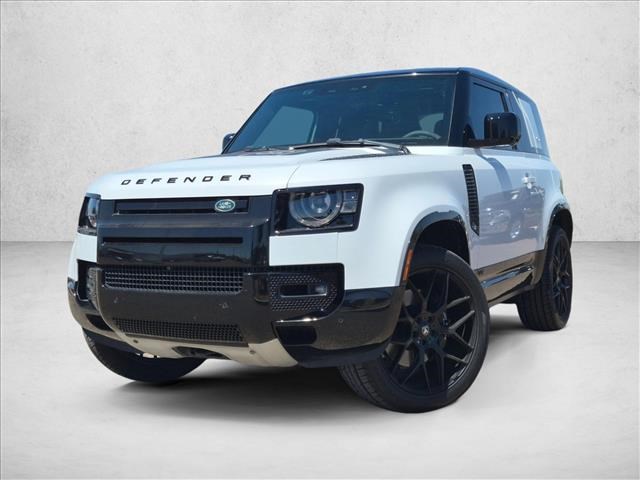 Yulong White Metallic 2023 Land Rover Defender 90 V8 AWD SUV / Crossover All-Wheel Drive Automatic