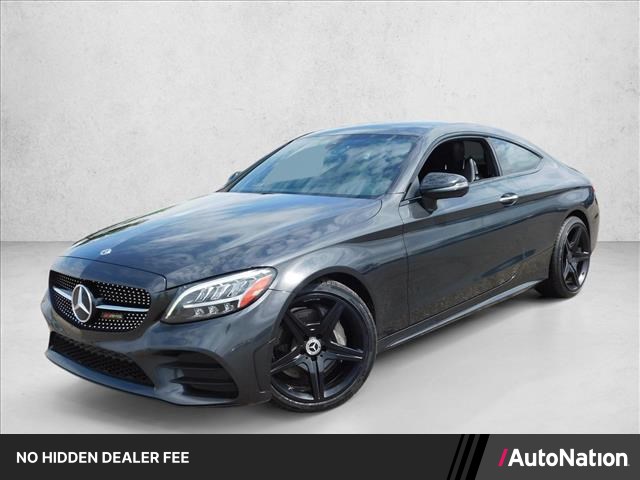 Gray (Graphite Grey Metallic) 2019 Mercedes-Benz C-Class Coupe Rear-Wheel Drive Automatic