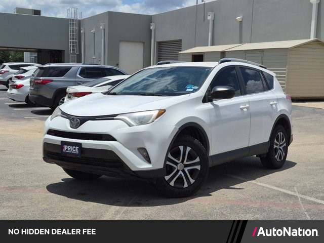 Super White 2017 Toyota RAV4 SUV / Crossover Front-Wheel Drive Automatic