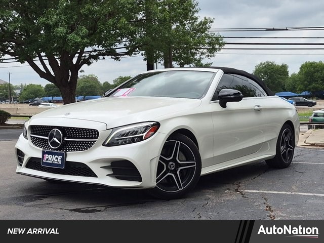 Designo Diamond White Metallic 2020 Mercedes-Benz C-Class C 300 Cabriolet RWD Convertible Rear-Wheel Drive Automatic