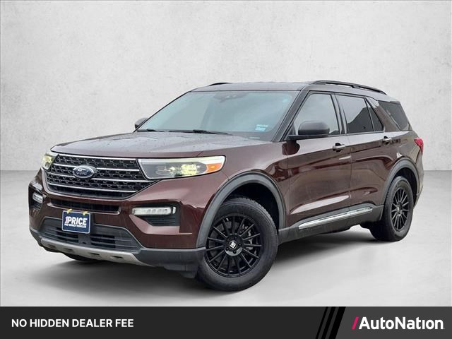 Red (Rich Copper Metallic Tinted Clearcoat) 2020 Ford Explorer XLT RWD SUV / Crossover Rear-Wheel Drive Automatic
