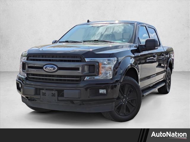 Agate Black Metallic 2019 Ford F-150 XLT SuperCrew 4WD Pickup Truck Four-Wheel Drive Automatic
