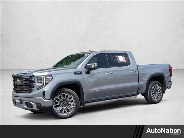 Sterling Metallic 2024 GMC Sierra 1500 Denali Ultimate Crew Cab 4WD Pickup Truck Four-Wheel Drive Automatic
