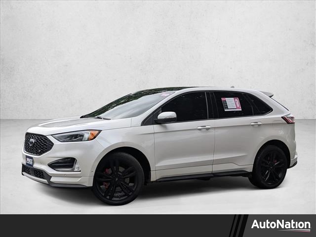 White Platinum Metallic Tri-Coat 2019 Ford Edge ST AWD SUV / Crossover All-Wheel Drive 8-Speed Automatic