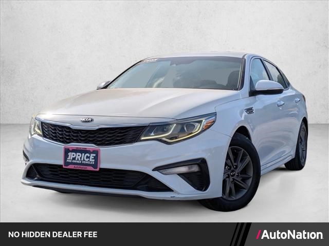 Snow White Pearl 2020 Kia Optima Sedan Front-Wheel Drive Automatic