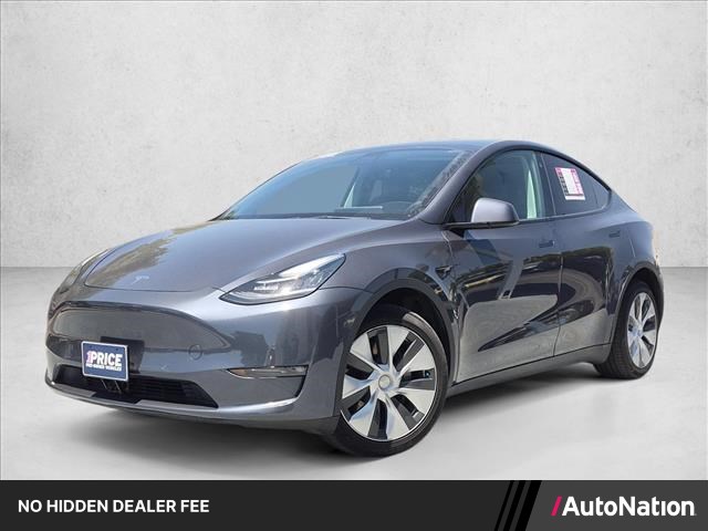 Silver/Gray 2022 Tesla Model Y SUV / Crossover All-Wheel Drive Automatic