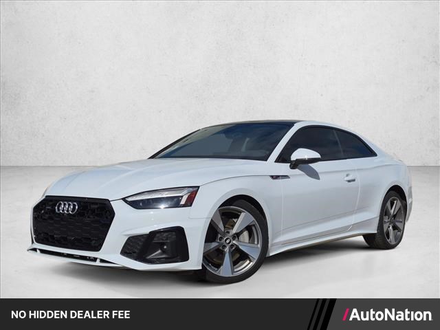White 2021 Audi A5 Coupe All-Wheel Drive Automatic