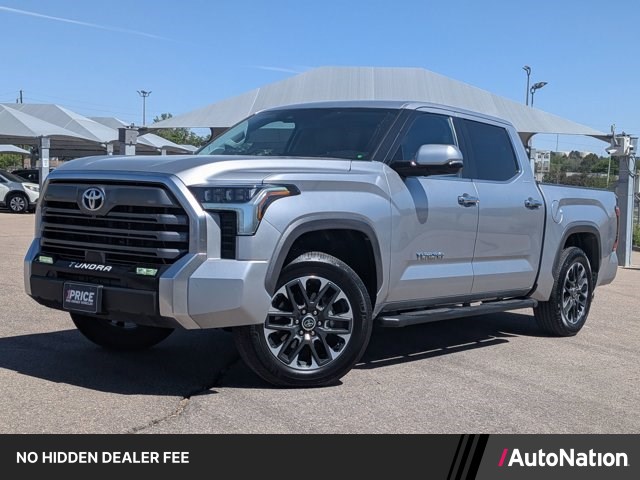 Celestial Silver Metallic 2023 Toyota Tundra Limited CrewMax Cab 4WD Pickup Truck Four-Wheel Drive Automatic