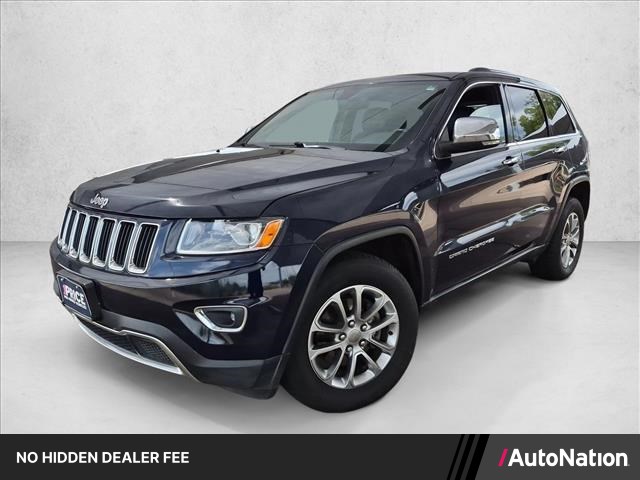True Blue Pearlcoat 2015 Jeep Grand Cherokee SUV / Crossover Four-Wheel Drive 8-Speed Automatic