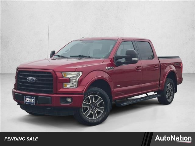 Ruby Red Metallic Tinted Clearcoat 2015 Ford F-150 XLT SuperCrew 4WD Pickup Truck Four-Wheel Drive 6-Speed Automatic