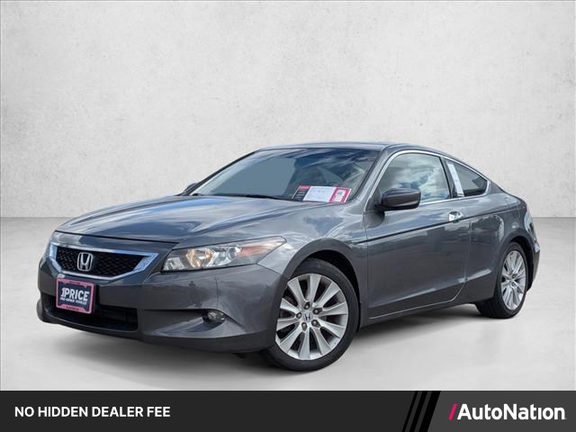 Silver/Gray 2008 Honda Accord Coupe EX-L V6 Coupe Front-Wheel Drive 5-Speed Automatic