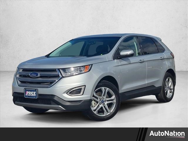 Ingot Silver Metallic 2018 Ford Edge Titanium AWD SUV / Crossover All-Wheel Drive 6-Speed Automatic