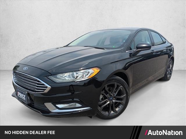 Shadow Black 2018 Ford Fusion Sedan Front-Wheel Drive 6-Speed Automatic