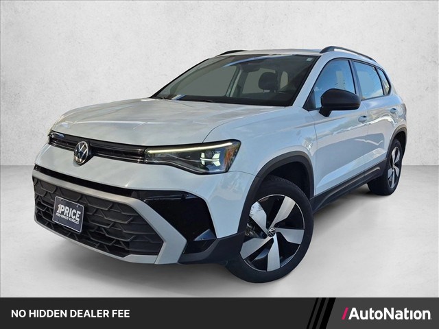 White 2025 Volkswagen Taos SUV / Crossover All-Wheel Drive Automatic