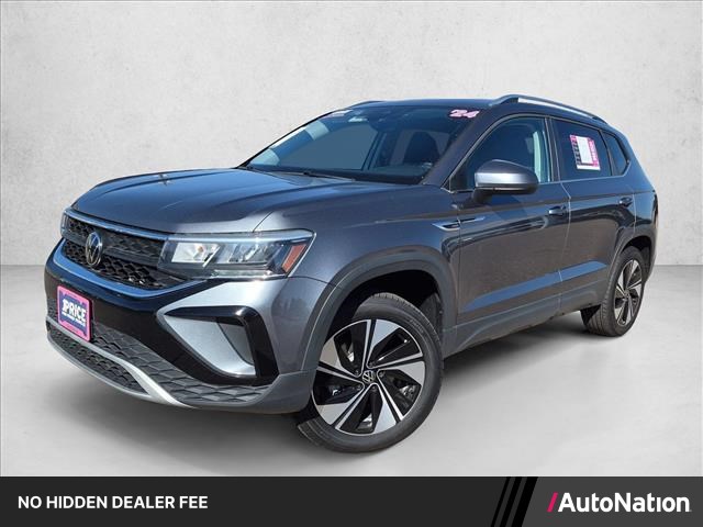 Pure Gray 2024 Volkswagen Taos SUV / Crossover All-Wheel Drive Automatic