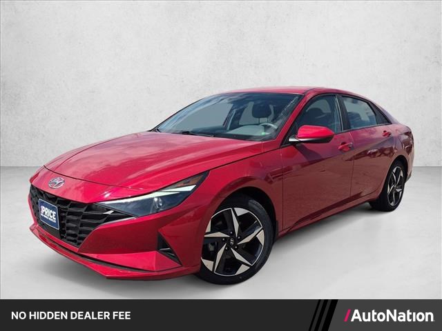 Calypso Red 2023 Hyundai Elantra Sedan Front-Wheel Drive Automatic