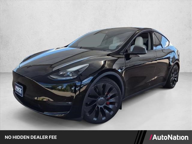 Solid Black 2023 Tesla Model Y SUV / Crossover All-Wheel Drive Automatic
