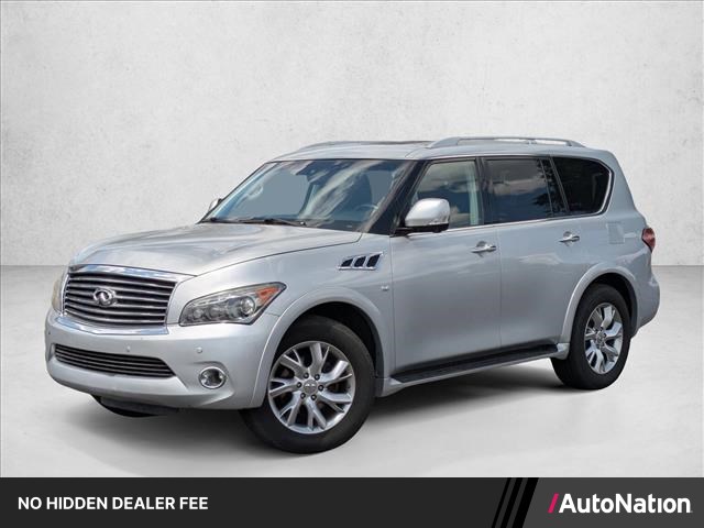 Gray (Liquid Platinum) 2014 INFINITI QX80 SUV / Crossover Automatic