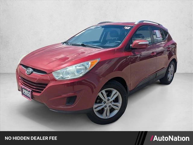 Garnet Red 2012 Hyundai Tucson SUV / Crossover All-Wheel Drive Automatic