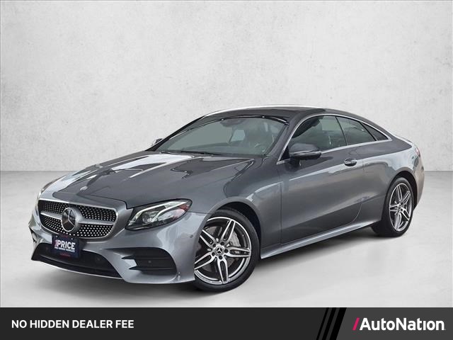 Gray (Selenite Grey Metallic) 2018 Mercedes-Benz E-Class Coupe All-Wheel Drive Automatic