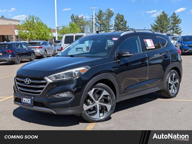 Ash Black 2016 Hyundai Tucson 1.6T Sport AWD SUV / Crossover All-Wheel Drive Automatic