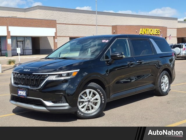 Aurora Black Pearl 2024 Kia Carnival LX FWD Minivan Front-Wheel Drive Automatic