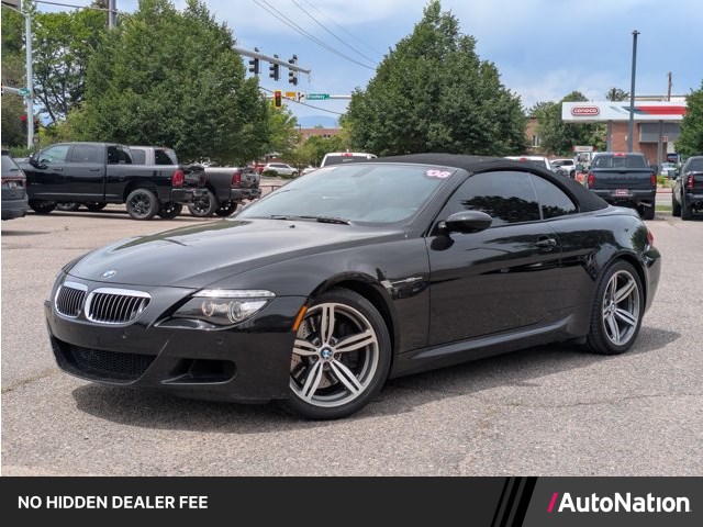 Black Sapphire Metallic 2008 BMW M6 Convertible Rear-Wheel Drive Automatic