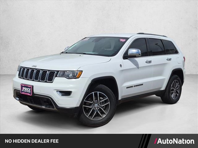 Bright White Clearcoat 2018 Jeep Grand Cherokee SUV / Crossover Four-Wheel Drive 8-Speed Automatic