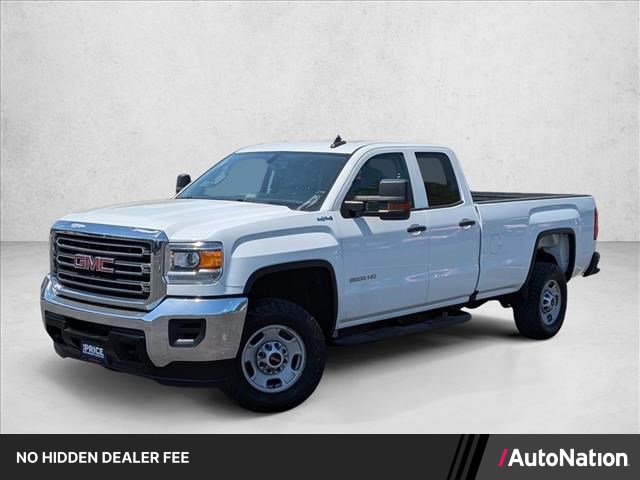 Summit White 2019 GMC Sierra 2500HD Double Cab 4WD Pickup Truck Four-Wheel Drive 6-Speed Automatic